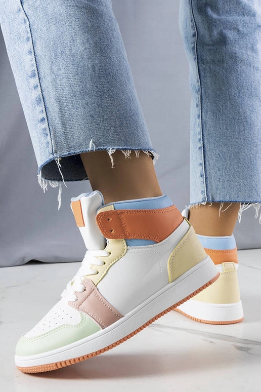 Karis orange High Top Sneakers