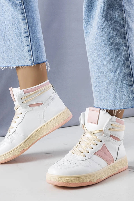 Rosa High-Top-Sneakers Robin