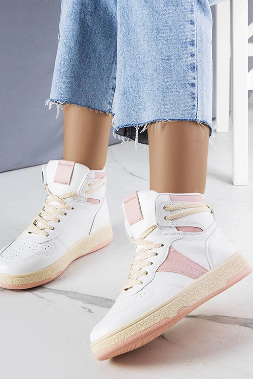 Rosa High-Top-Sneakers Robin
