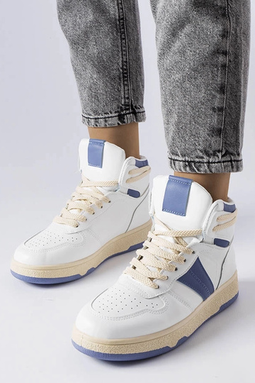 Robins blaue High-Top-Sneakers