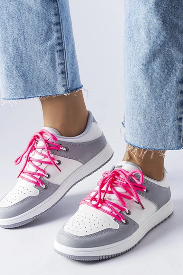 Shari weiße Retro-Sneaker