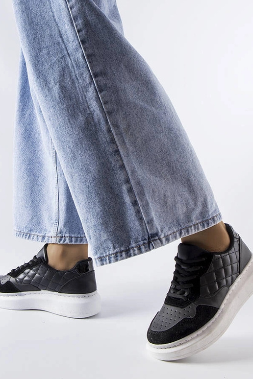 Schwarze Latoya Damen-Sneaker