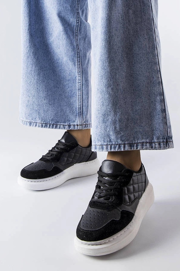 Schwarze Latoya Damen-Sneaker 2