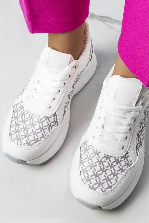 Weiße Sneaker mit Margie-Monogramm