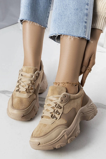 Beige Sneaker im... 2