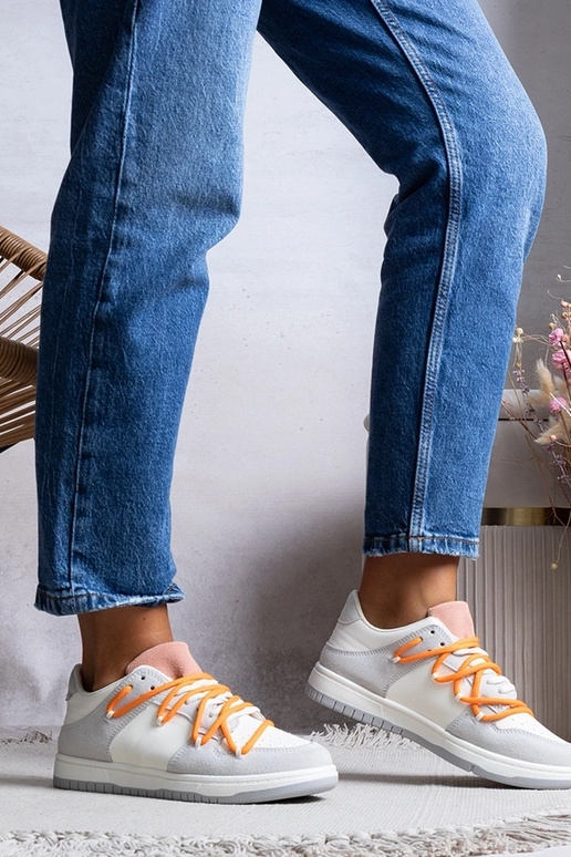 Graue Damen Sneaker, Schnürsneaker,...