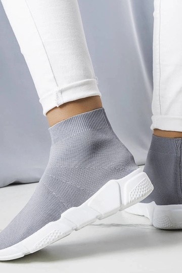 Graue High-Top-Sneakers... 2