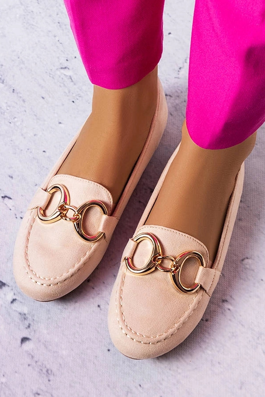 Beige klassische Slipper Pitre