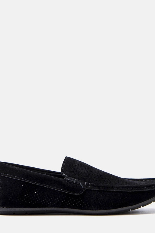 Schwarze Herrenmokassins mit... Schwarze Herrenmokassins mit...