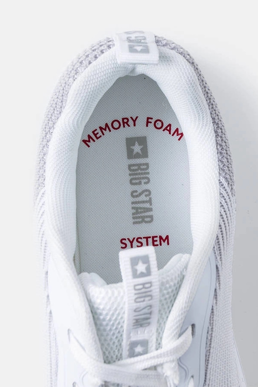 Weiß-graue Herren Sportschuhe, „Big...