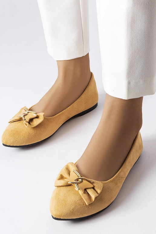 Jetté – Beige Ballerinas mit spitzer... Jetté – Beige Ballerinas mit spitzer...