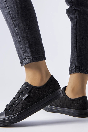 Schwarze Mesh-Sneaker Big... 2