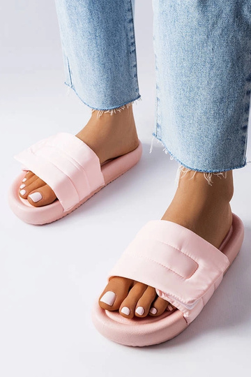 Aleron – Rosa Flip-Flops mit Klettverschluss