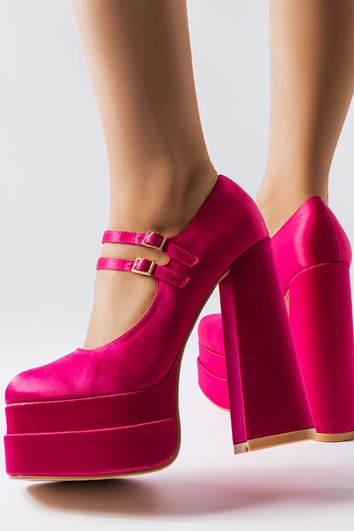 Gabriel rosa Pumps mit hohem Absatz