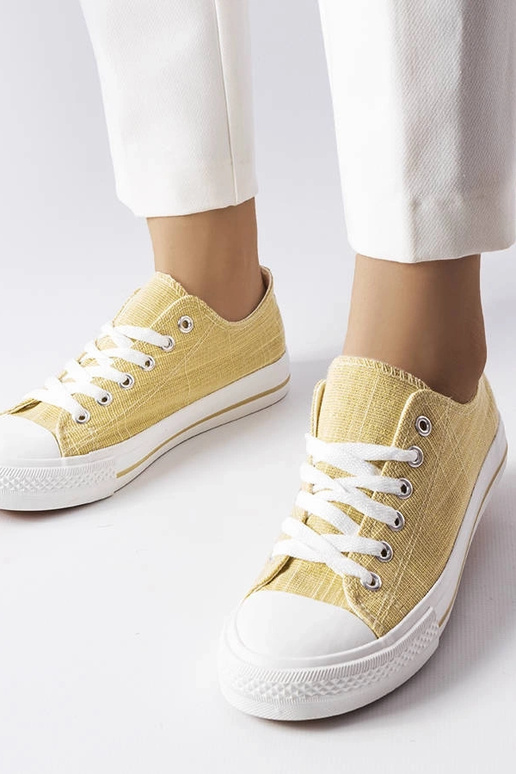 Sneaker „Vignette“ in Gold mit Glitzer
