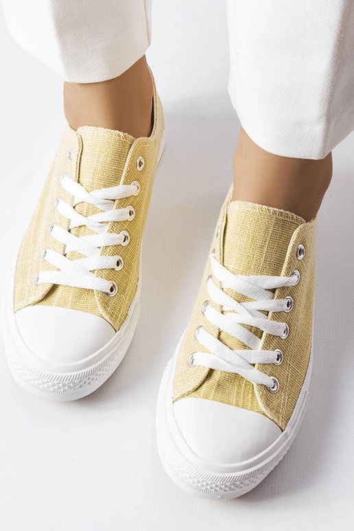 Sneaker „Vignette“ in Gold mit Glitzer