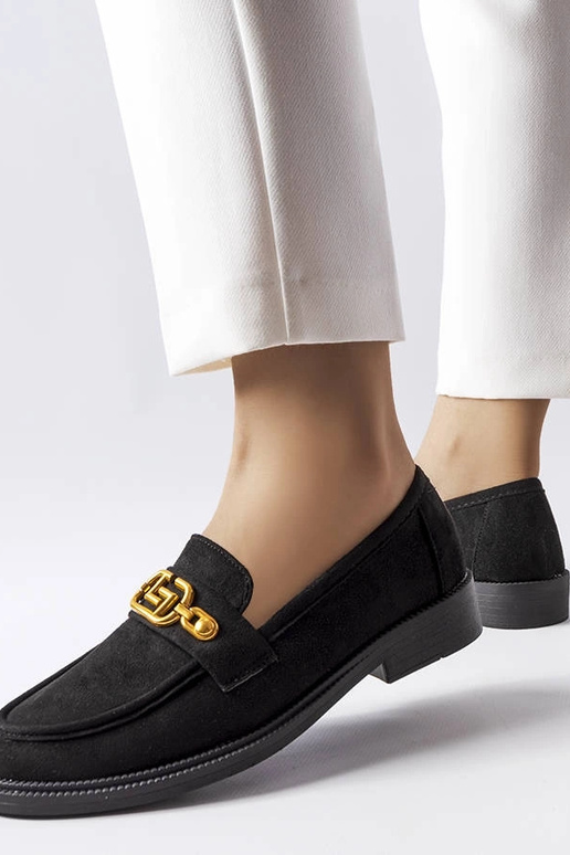 Schwarze elegante Loafer mit...