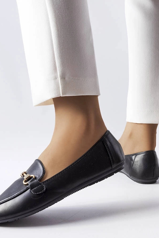 Schwarze dekorative Lejeune-Loafer Schwarze dekorative Lejeune-Loafer