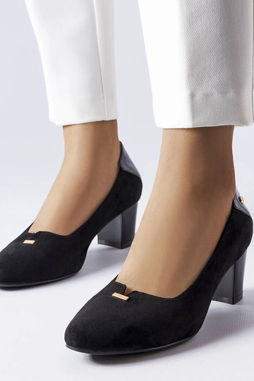 Schwarze elegante High...