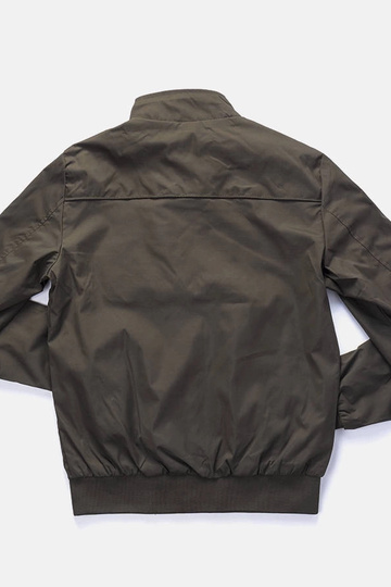 Grüne Stehkragenjacke für... 2