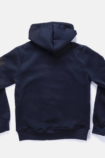 Marineblauer Herren-Kapuzenpullover Labrosse 2