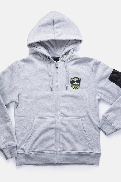 Hellgrauer Labrosse Hoodie für Herren