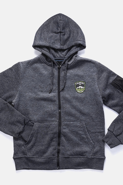 Dunkelgrauer Labrosse Hoodie für Herren