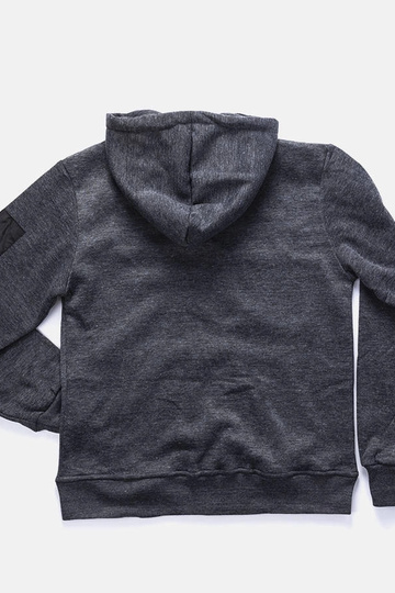 Dunkelgrauer Labrosse Hoodie für Herren 2