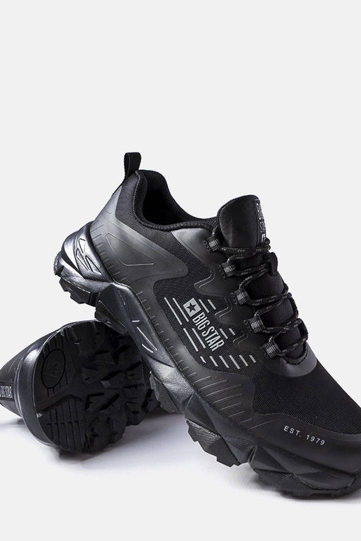 Schwarze Big Star Trekkingschuhe...