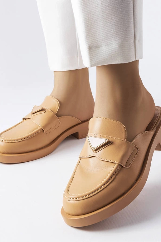 Braune Berkshire-Sandalen mit...