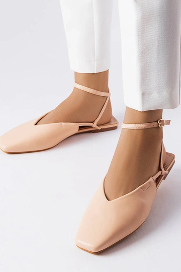 Rosa Sandalen mit...