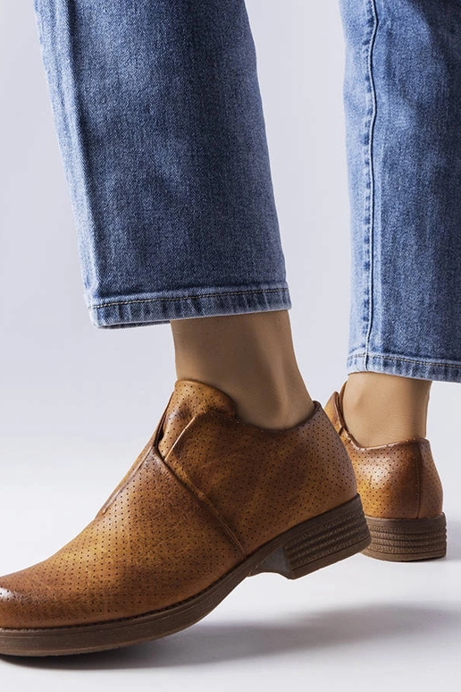 Seymour – Braune Slip-On-Halbstiefel...