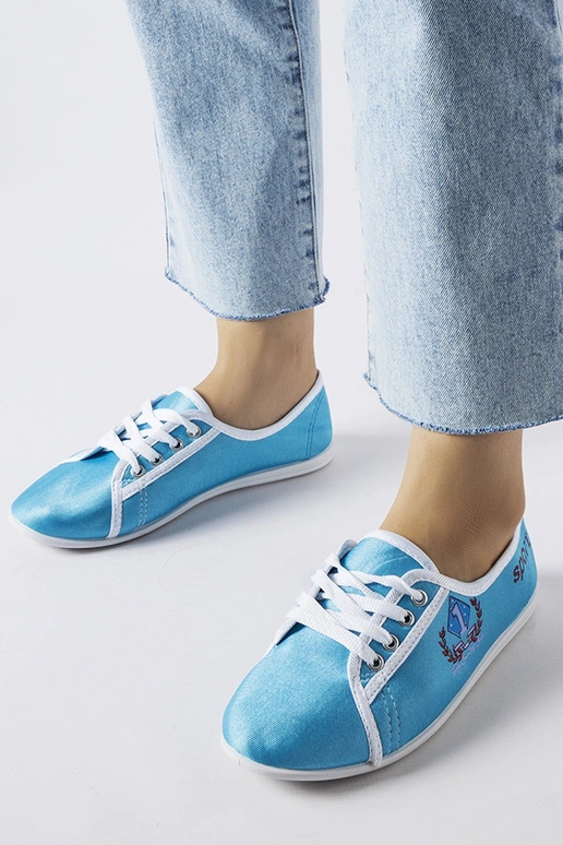 Blaue Woodstock Sneakers für Damen