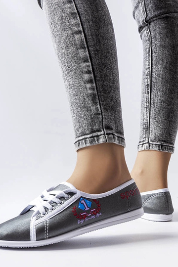 Graue Woodstock Sneakers...