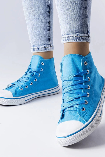 Alaine – Blaue High-Top-Sneakers 2