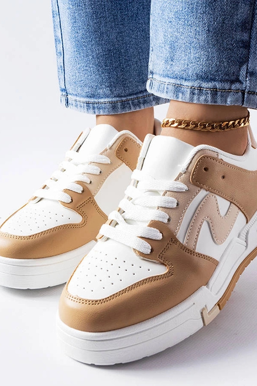 Braune Schuhe mit dicker Sohle Harter