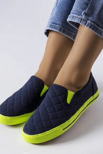 Balsamo – Gesteppte Slip-On-Sneakers in Marineblau 2
