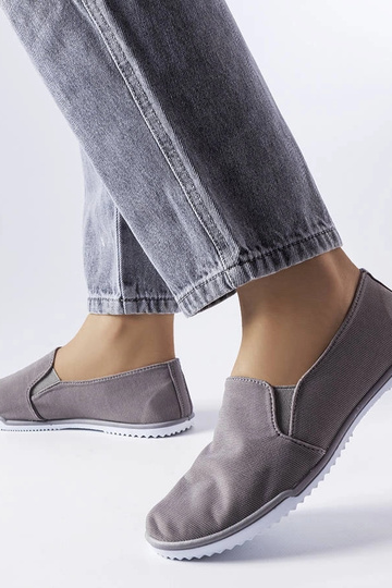 Gaulin Graue elastische Sneakers 2