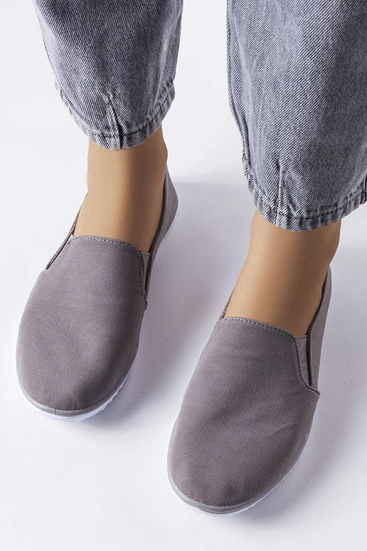 Gaulin Graue elastische Sneakers