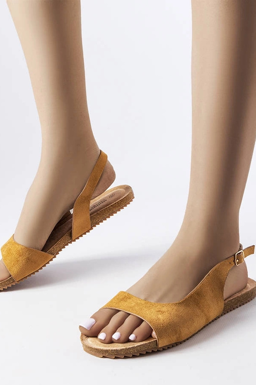 Braune flache Sandalen „Hebron“