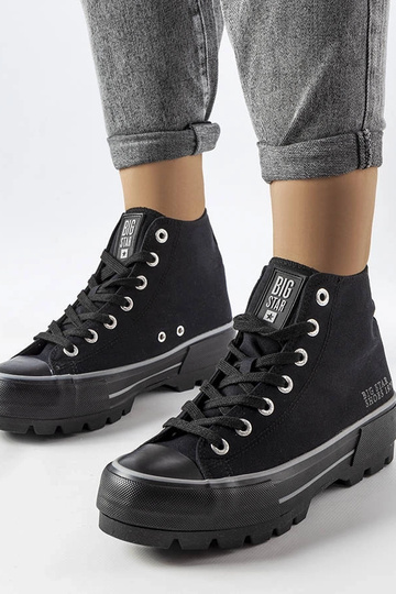 Schwarze High-Top-Sneakers... 2