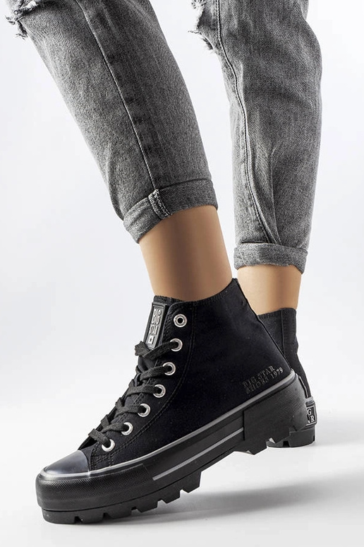 Schwarze High-Top-Sneakers „Big Star“...