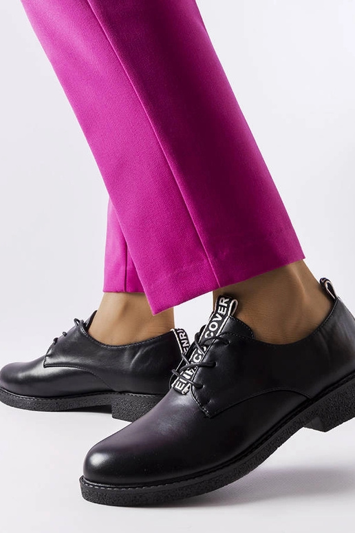 Schwarze Edmonton-Schnürschuhe