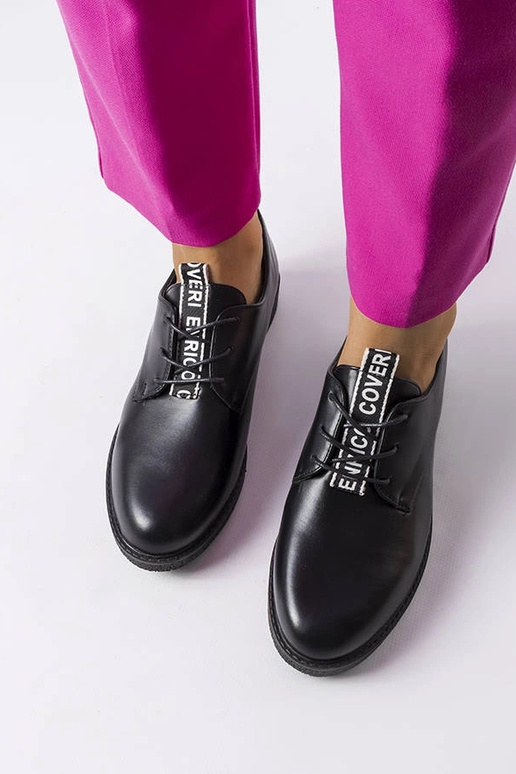 Schwarze Edmonton-Schnürschuhe