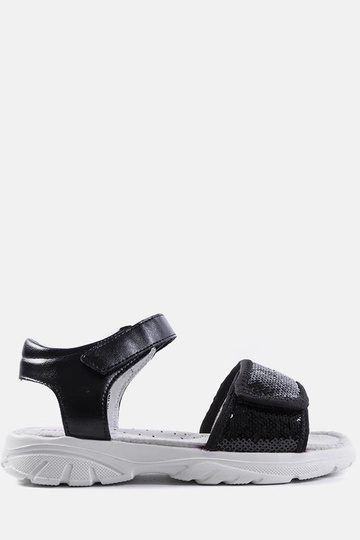 Schwarze Kindersandalen Grenier