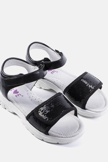 Schwarze Kindersandalen... 2