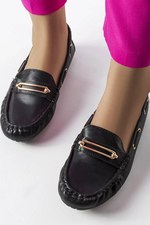 Schwarze Loafer mit... Schwarze Loafer mit...