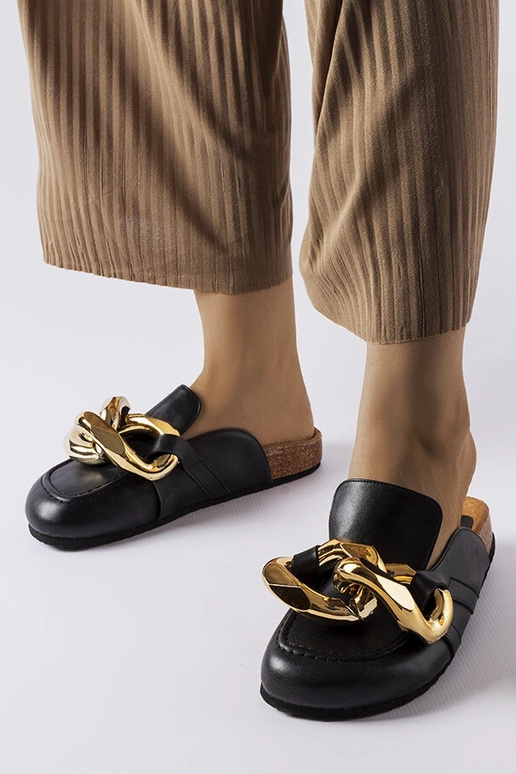 Schwarze Flip-Flops „Christelle“ mit... Schwarze Flip-Flops „Christelle“ mit...