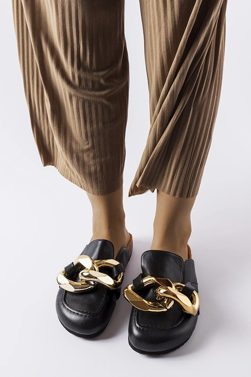 Schwarze Flip-Flops „Christelle“ mit... Schwarze Flip-Flops „Christelle“ mit...