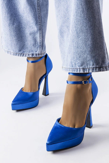 Dallas blaue Pumps mit... 2
